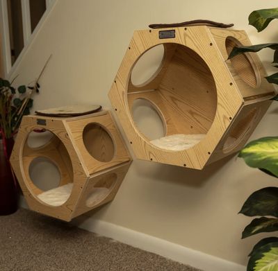 Armarkat Wall Series: Set of Two Wall Tree Additions