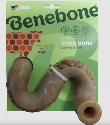Benebone Beef Tripe Chew Toy Large