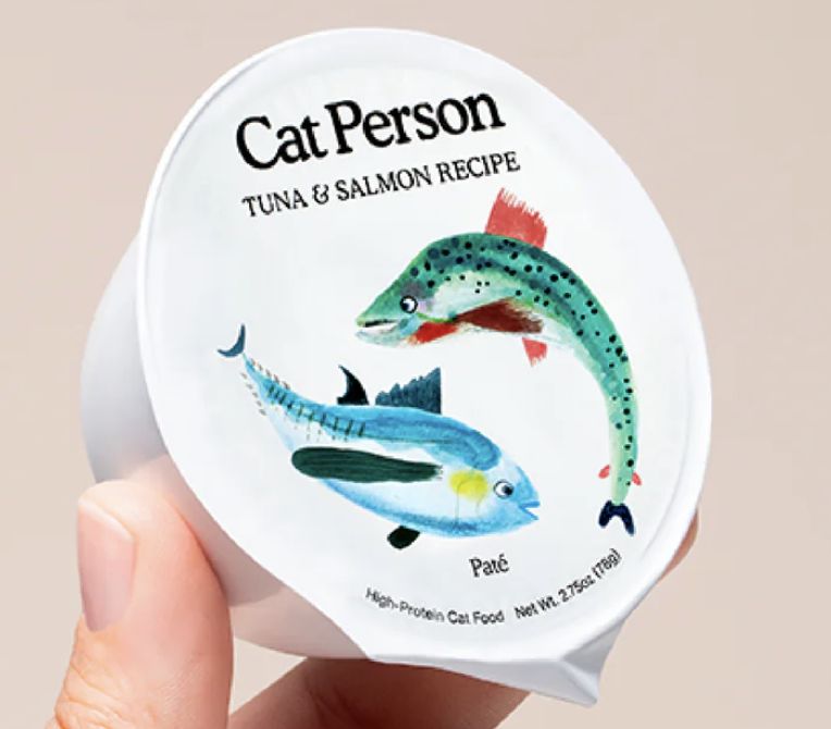 Cat Person Tuna &amp; Salmon Pate Recipe Canned Cat Food 2.75oz