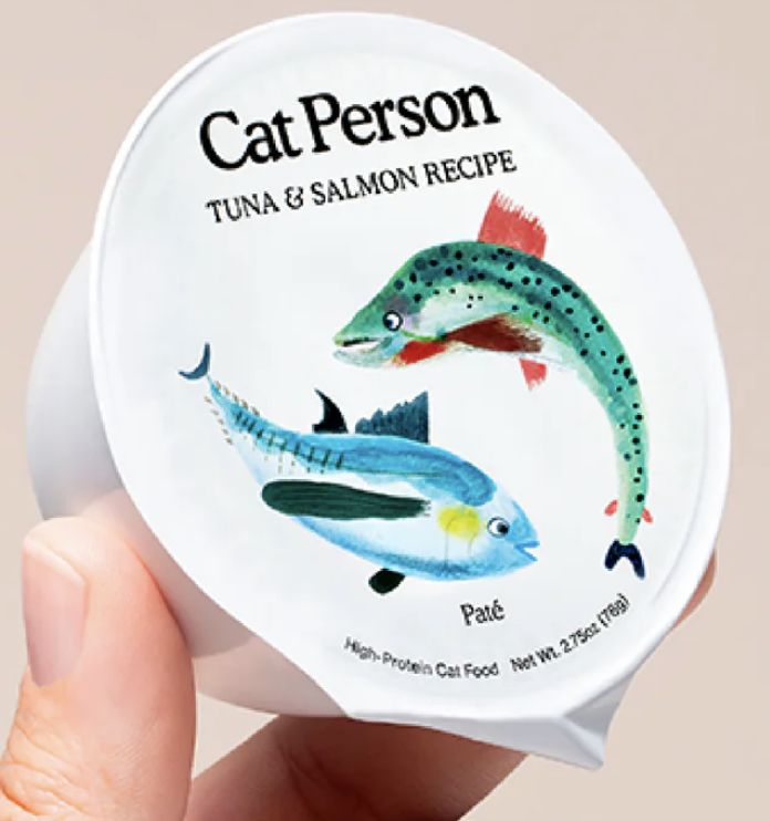 Cat Person Salmon &amp; Mackerel Pate Recipe Canned Cat Food 2.75oz