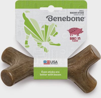 Benebone Bacon Flavored Stick Chew Toy Small