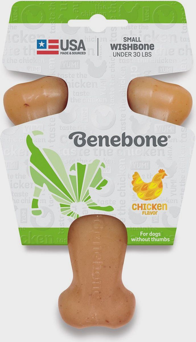 Benebone Chicken Flavored Wishbone Chew Toy Small