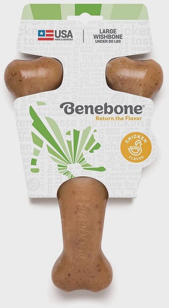 Benebone Chicken Flavored Wishbone Chew Toy Large