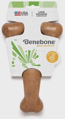 Benebone Chicken Flavored Wishbone Chew Toy Large