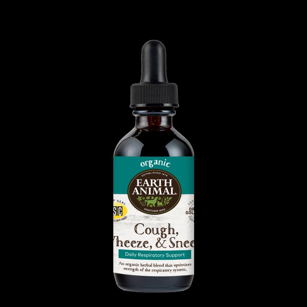 Earth Animal Cough, Wheeze, &amp; Sneeze Organic Herbal Remedy for Pets 2oz