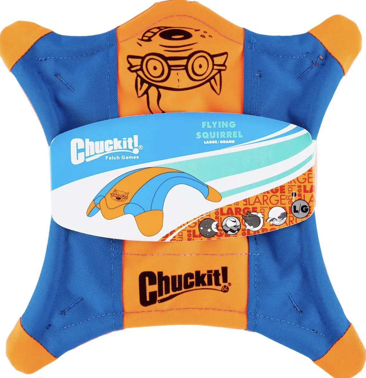 Chuckit! Large Flying Squirrel Fetch Dog Toy