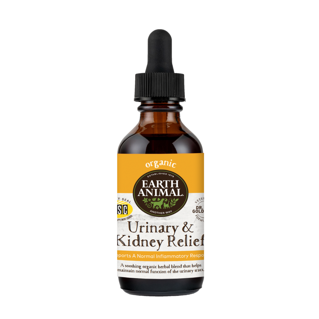 Earth Animal Urinary &amp; Kidney Relief Organic Herbal Remedy for Pets 2oz