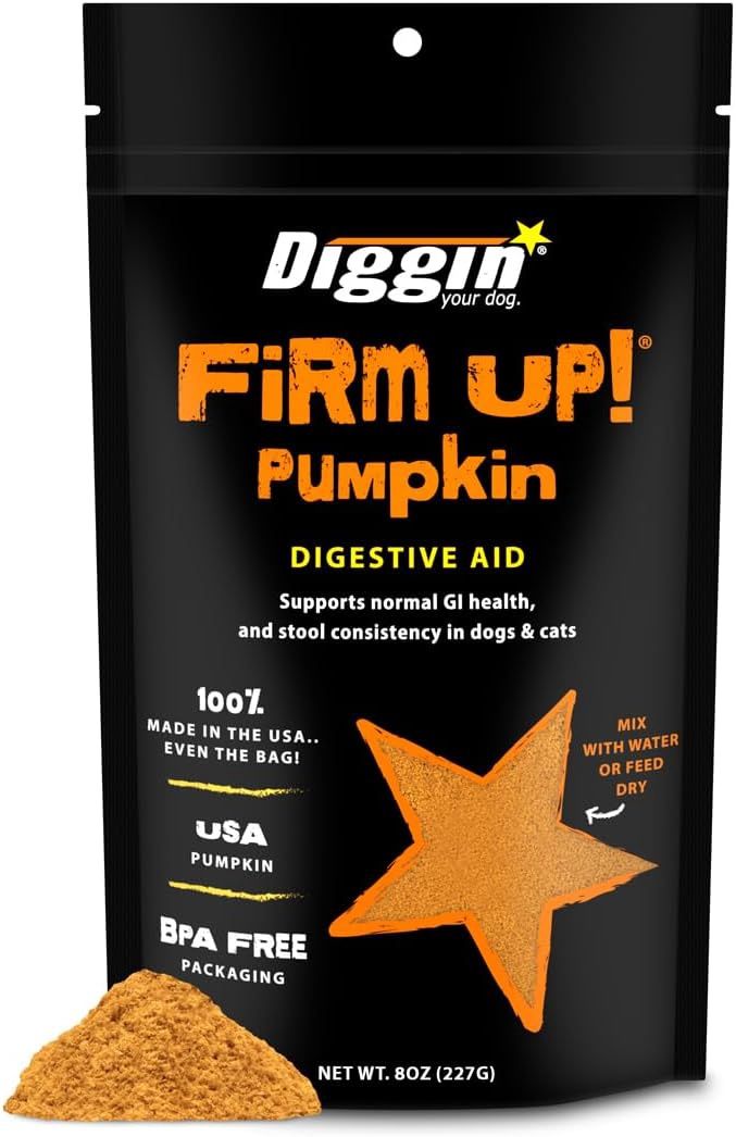 Diggin Firm Up Pumpkin Powder Digestive Aid 8 oz