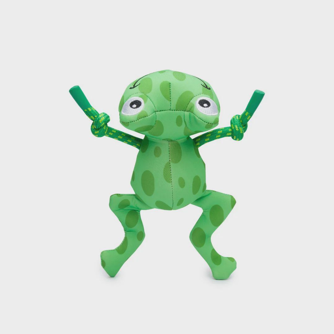 Fabdog Floatie Frog Dog Toy