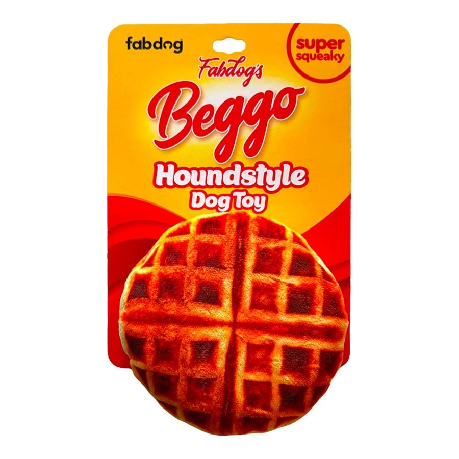 Fabdog Super Squeaky Beggo Houndstyle Toy