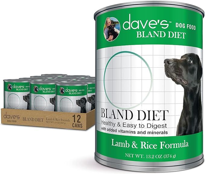Dave&#39;s Restricted Diet Bland Dog Food Lamb and Rice 13oz