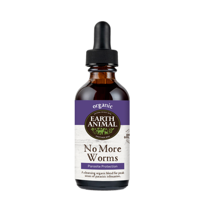 Earth Animal No More Worms Organic Herbal Remedy for Pets 2oz