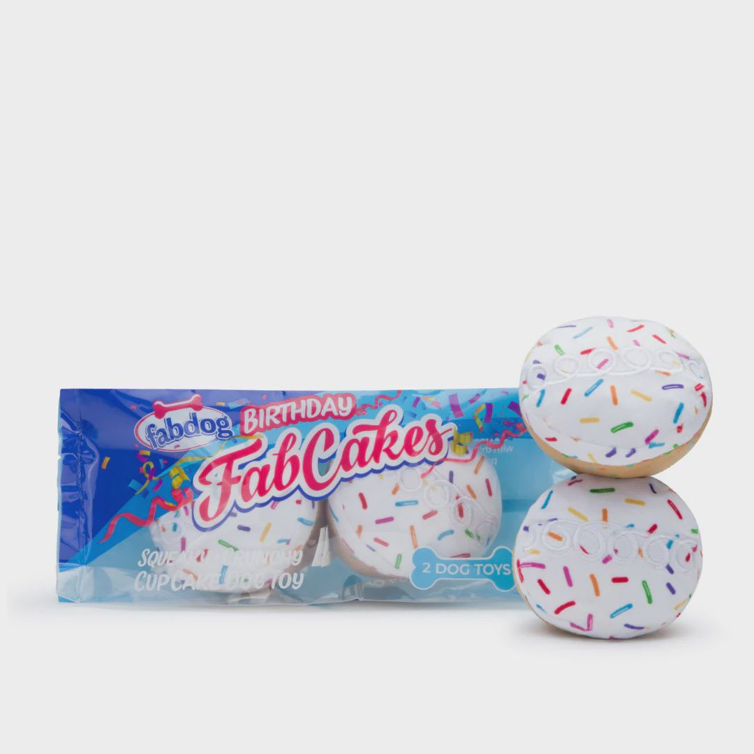 Fabdog Birthday Fabcakes Toys 2 Pack