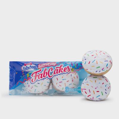 Fabdog Birthday Fabcakes Toys 2 Pack