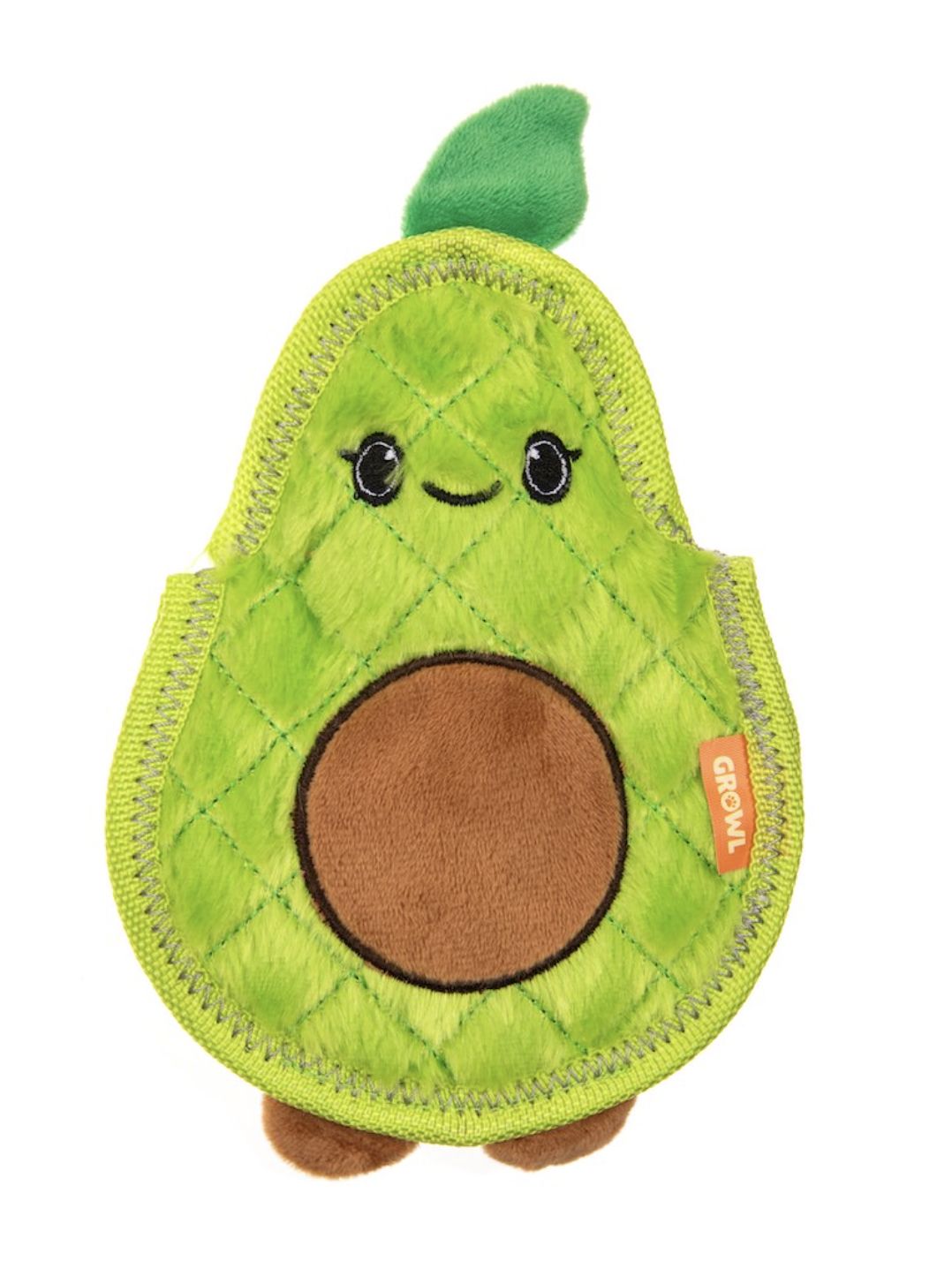 Growl Flip Floppz Avacado Dog Toy