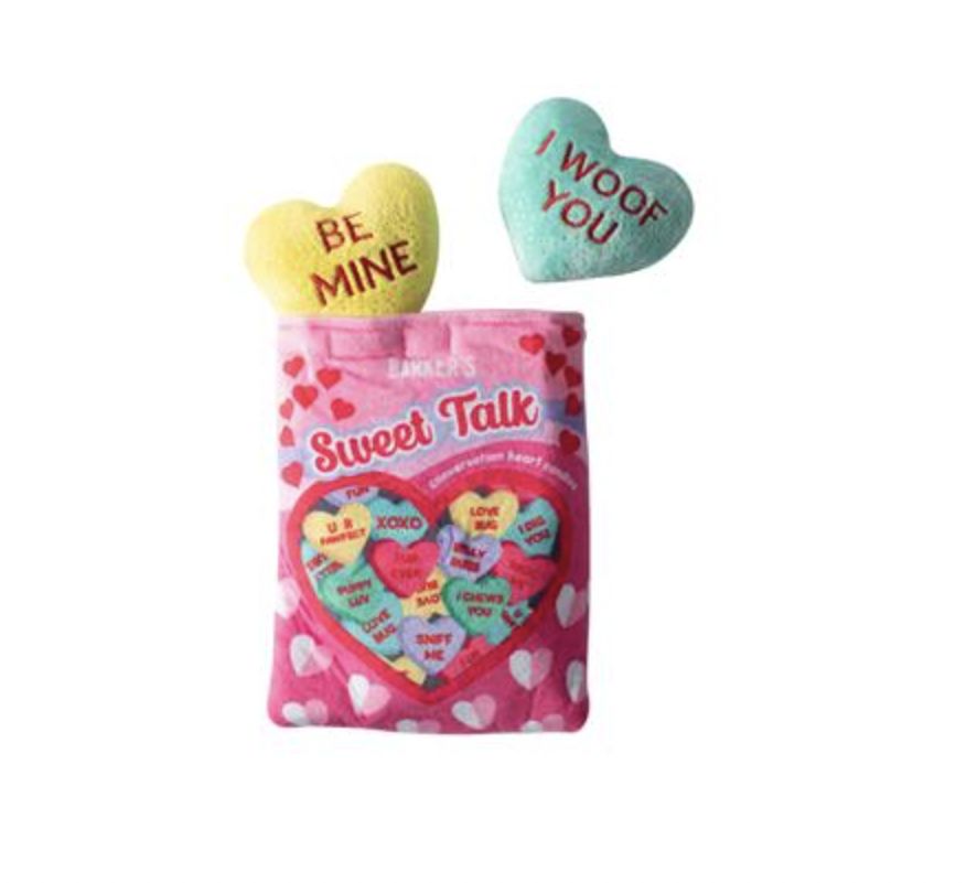 Fringe Studio Sweet Talk Hide &amp; Seek Plush Dog Toy