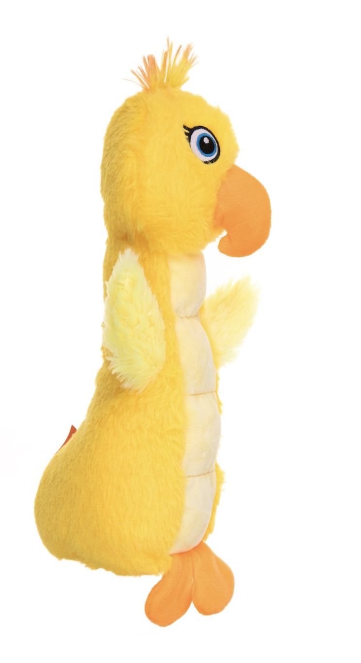 Growl Belly Burdz Sunny the Canary Plush Squeaky Dog Toy