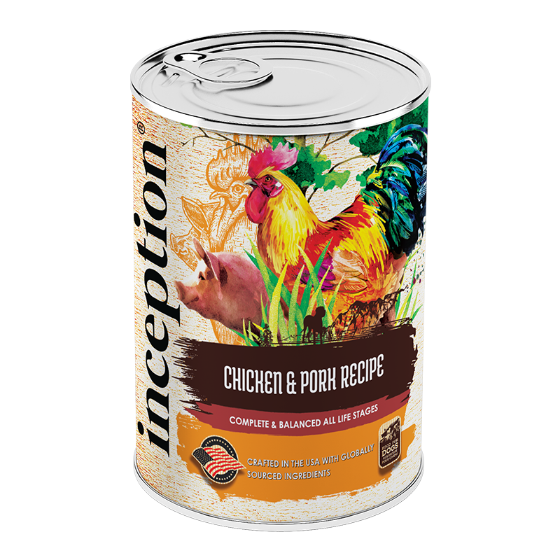 Inception Chicken &amp; Pork Recipe Canned Dog Food 13oz