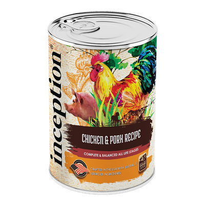 Inception Chicken &amp; Pork Recipe Canned Dog Food 13oz