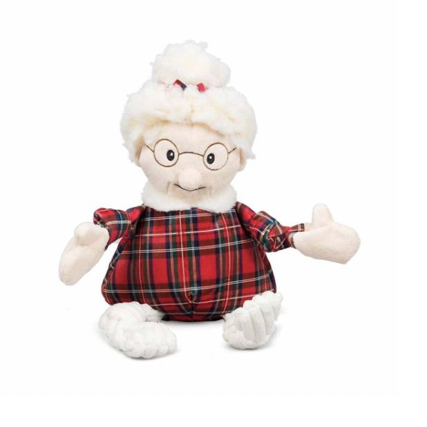 Hugglehounds Christmas Fleece Miss Claus Small Toy