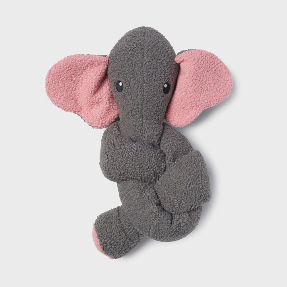 Fabdog Twisty Elephant 5&#39; Plush Dog Toy