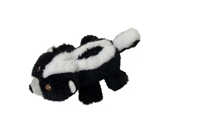 Flingerz Furry Skunk Dog on Stick Toy