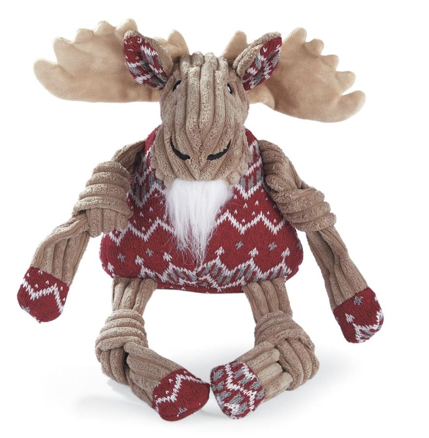 Hugglehounds Christmas Moose Large Toy