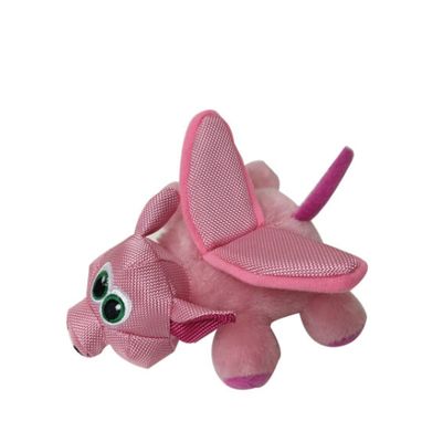 Flingerz Funki Pig Dog Toy On Stick