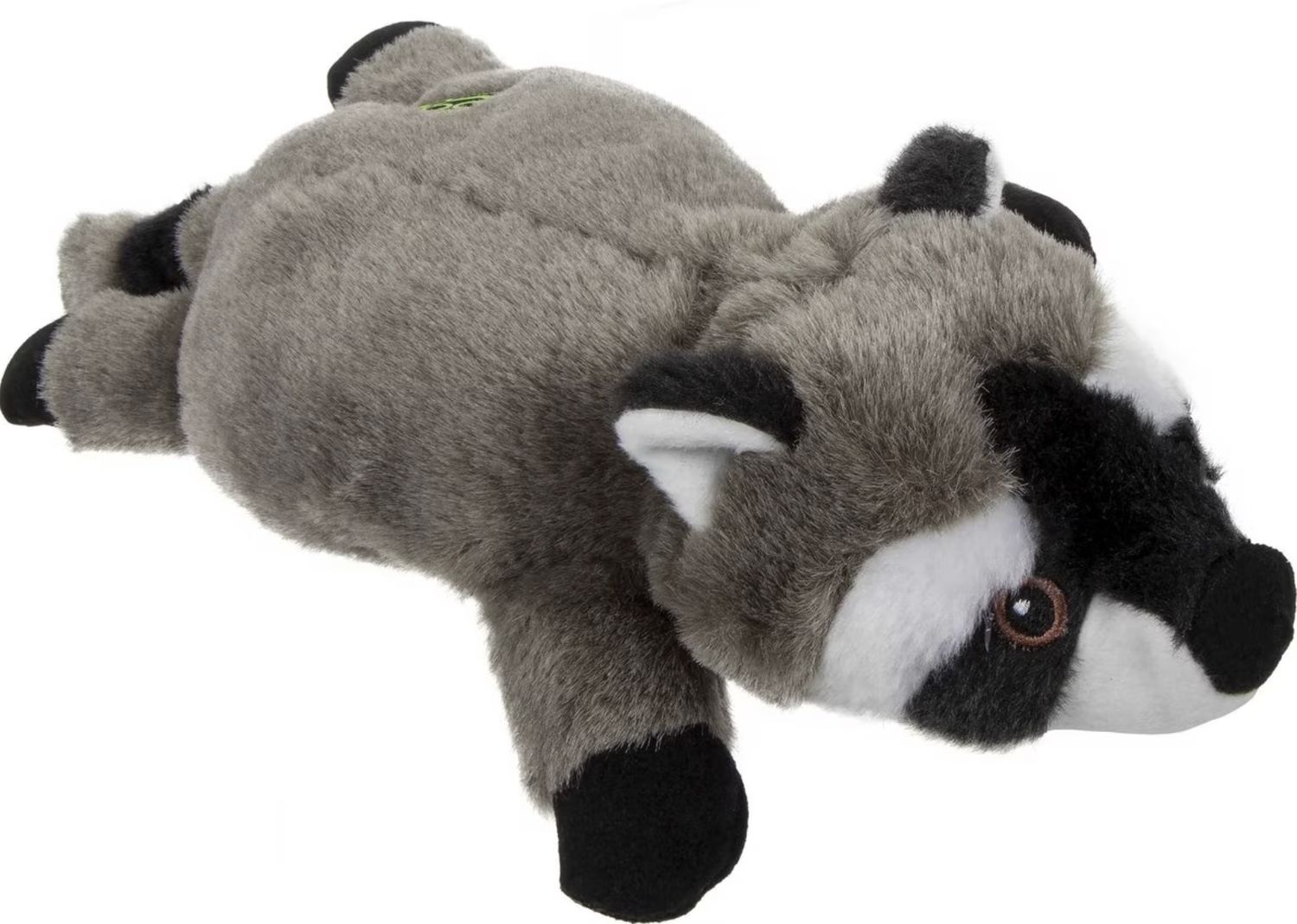 GoDog Flatz Plush Raccoon Large
