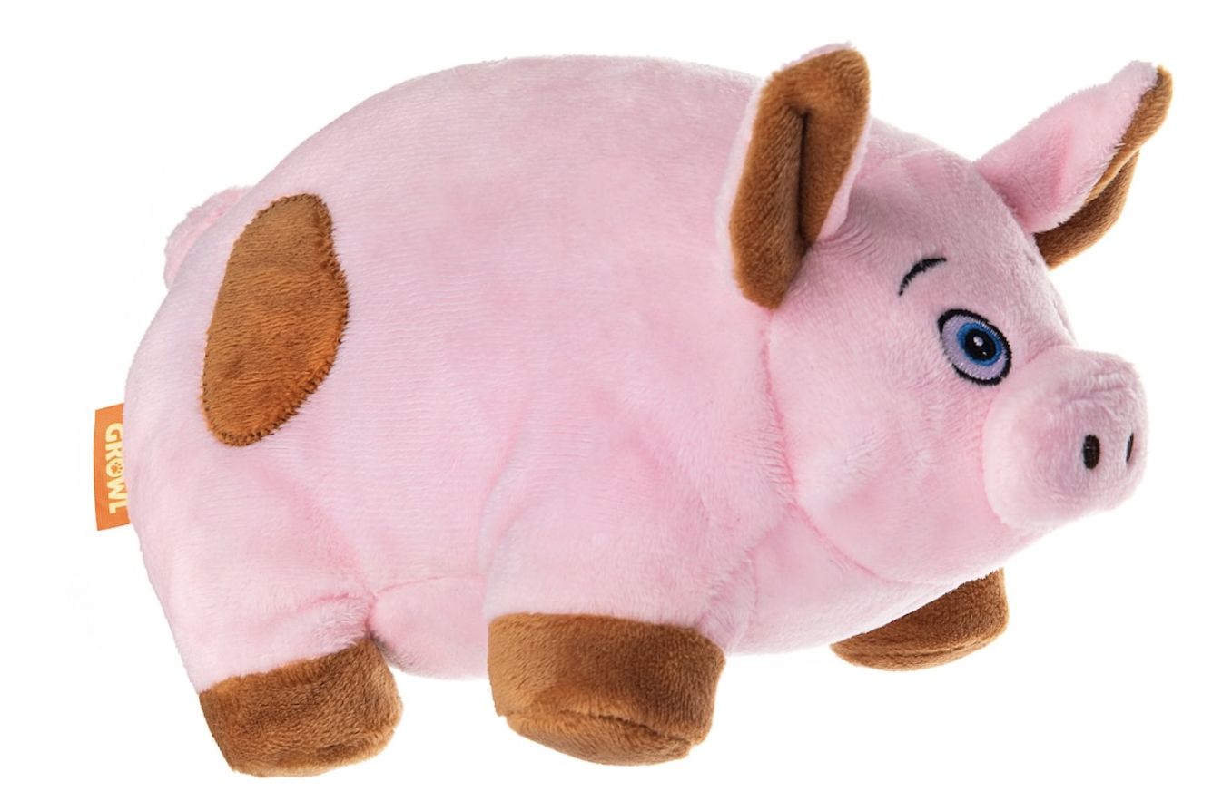 Growl Trofflers Oinkers the Pig Squeaky Dog Toy