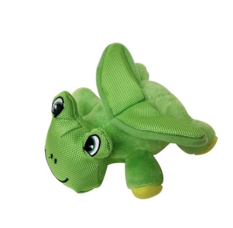 Flingerz Funki Frog Dog Toy On Stick