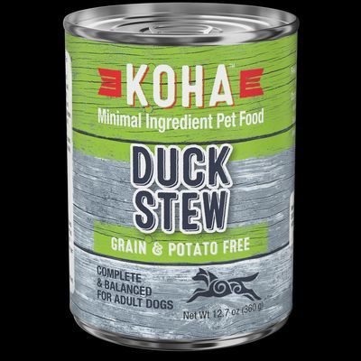 Koha Duck Stew Canned Dog Food 12.7oz