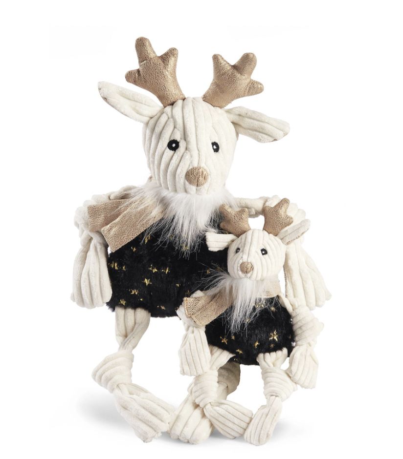 Hugglehounds Celebrating Reindeer Large Dog Toy