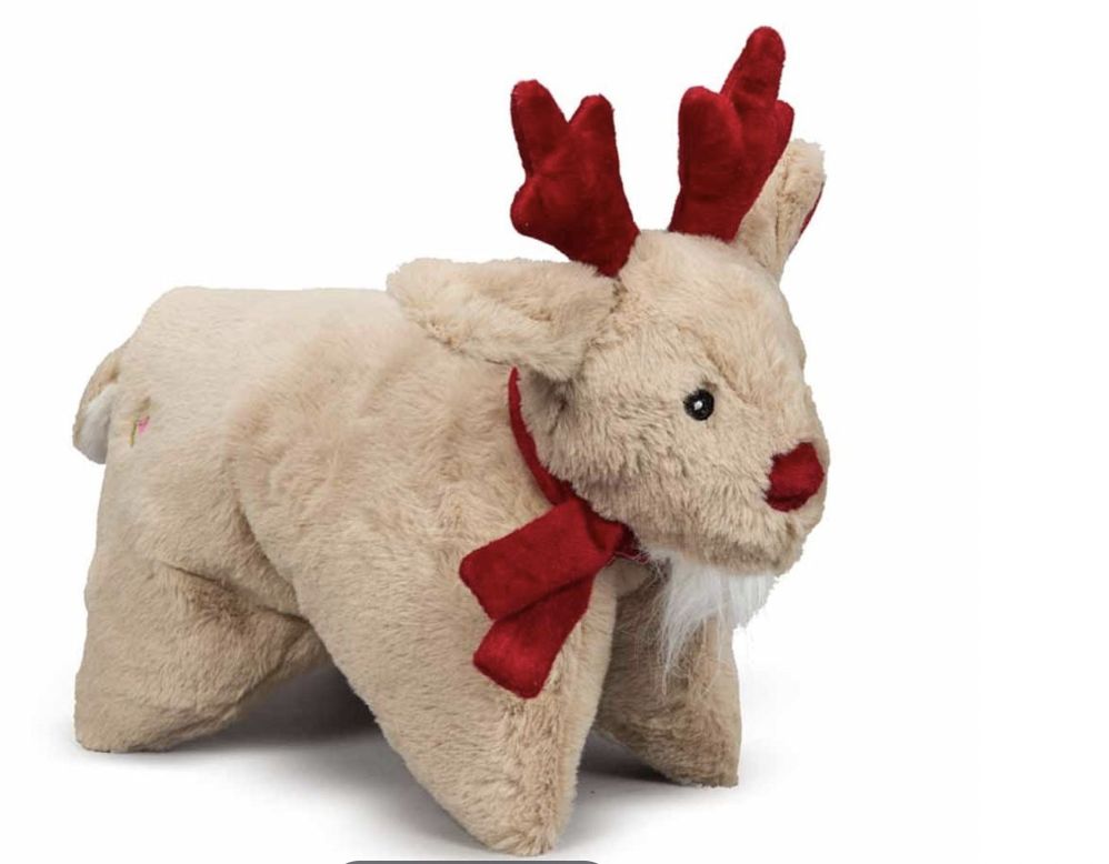 Hugglehounds Dog Christmas Reindeer Large Toy