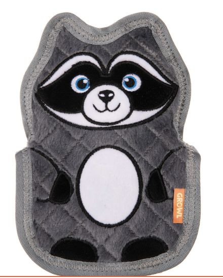 Growl Flip Floppz Raccoon Dog Toy
