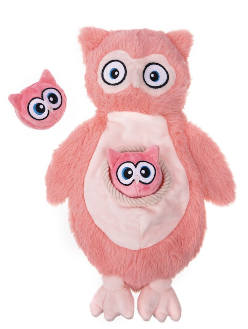 Growl Sidekicks Hoot the Hootlet Dog Toy