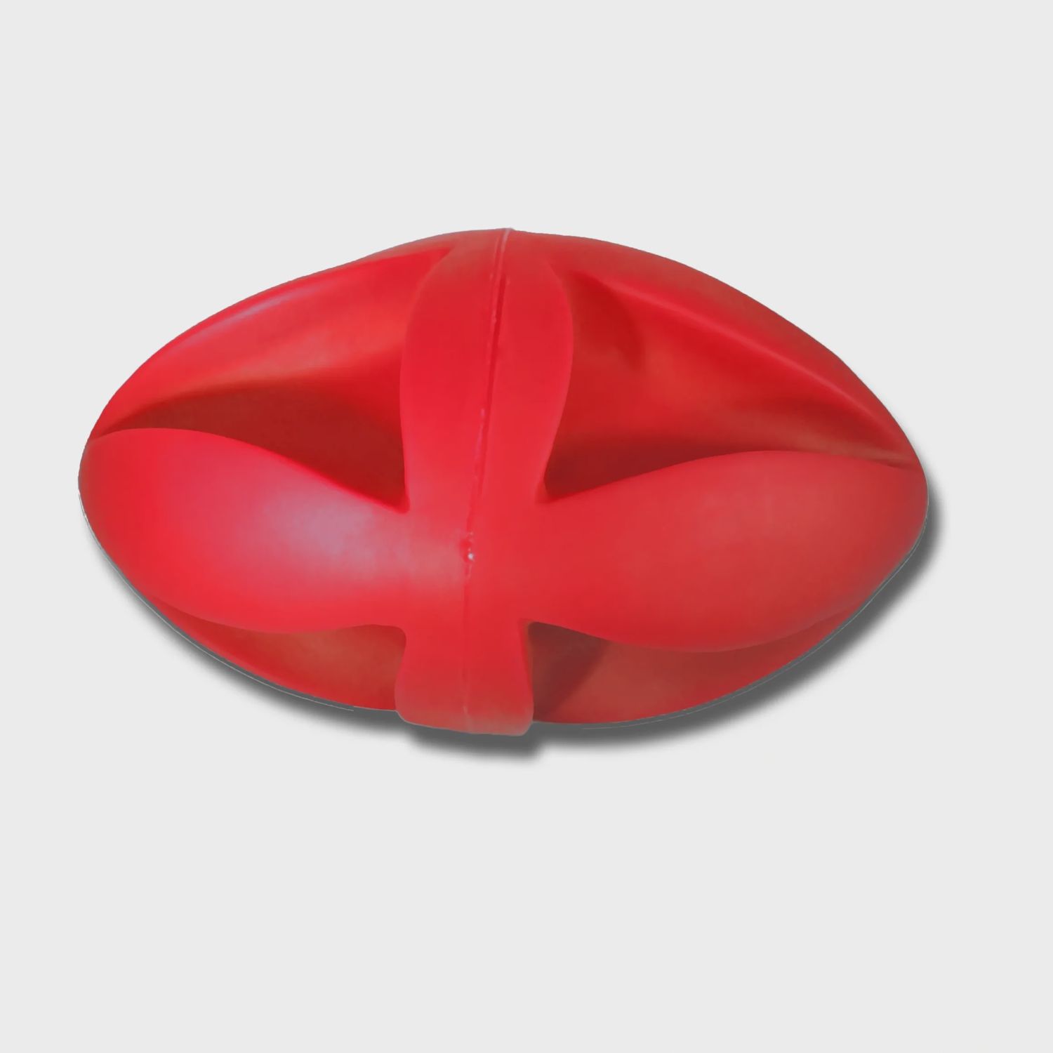 ht-pet Soft-Flex Durable 7&quot; Red Football Squeaky Dog Toy