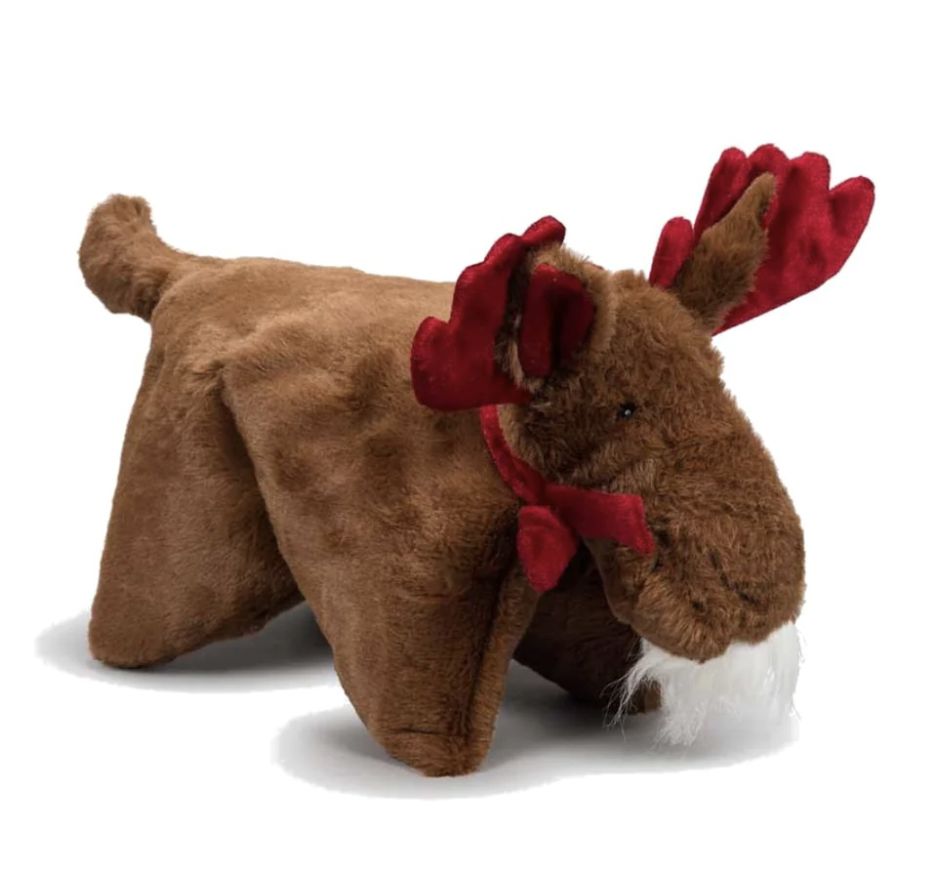 Hugglehounds Dog Christmas Squish Moose Small Toy
