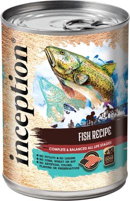 Inception Fish Recipe Canned Dog Food 13oz