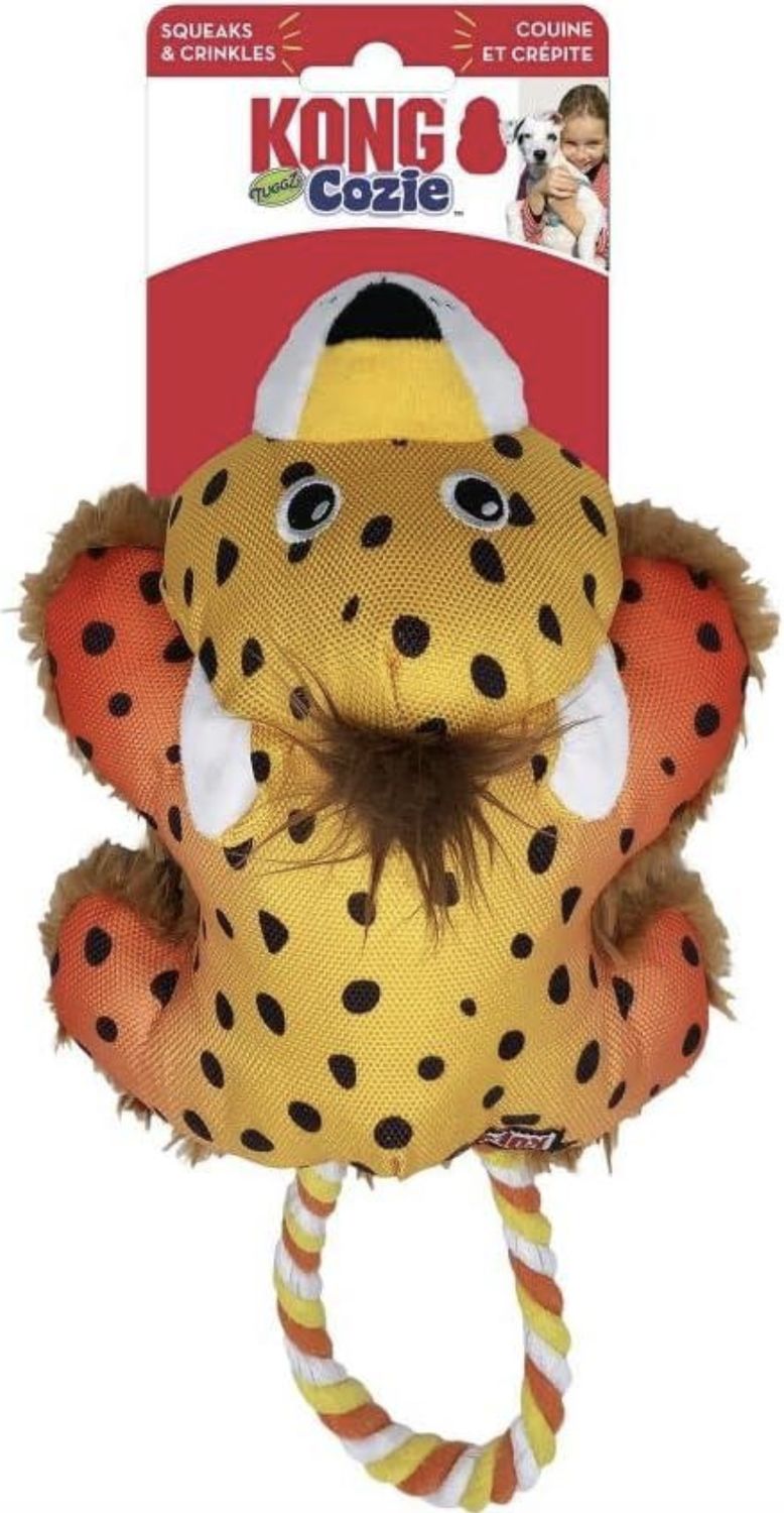 Kong Cozie Tuggz Cheeta Sm/Md