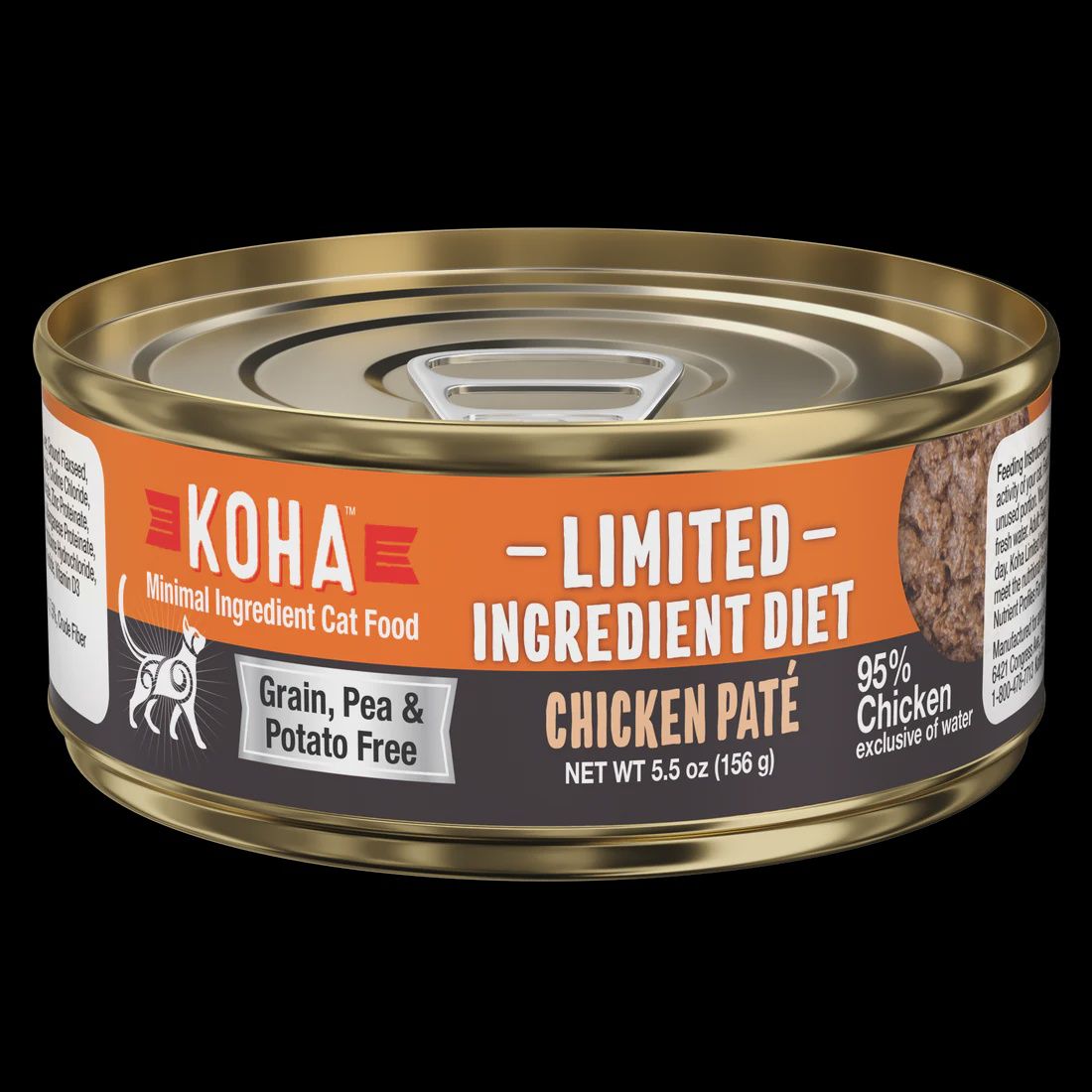 Koha Limited Ingredient Chicken Pate for Cats 3oz