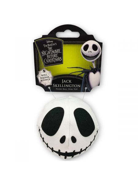 Hyper Pet Disney&#39;s Nightmare Before Christmas Jack Plush Ball Dog Toy