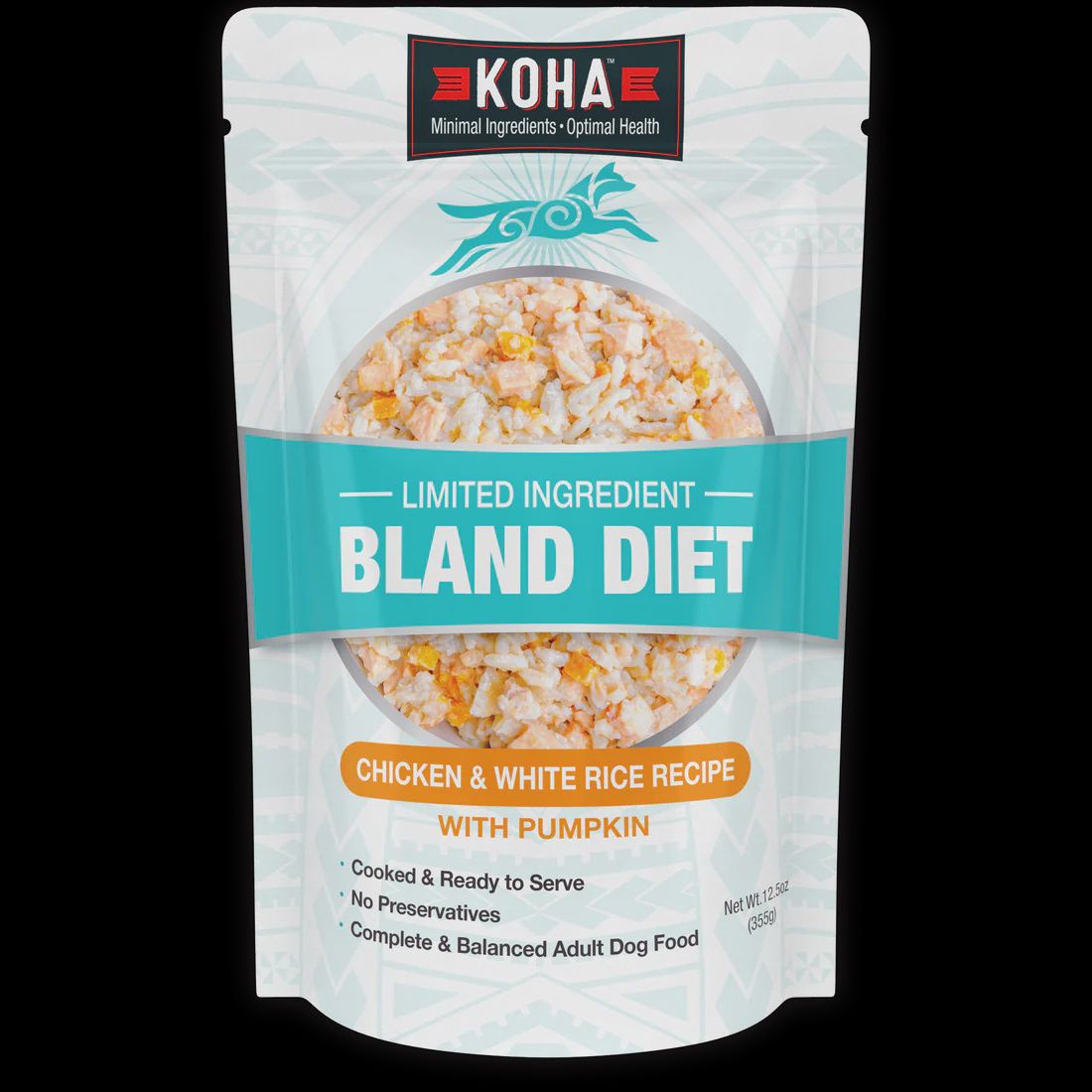Koha Bland Diet Chicken &amp; Rice w Pumpkin 12oz