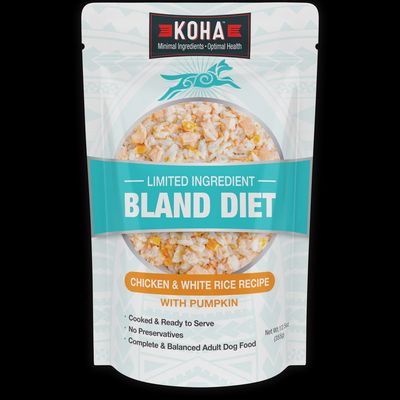 Koha Bland Diet Chicken &amp; Rice w Pumpkin 12oz