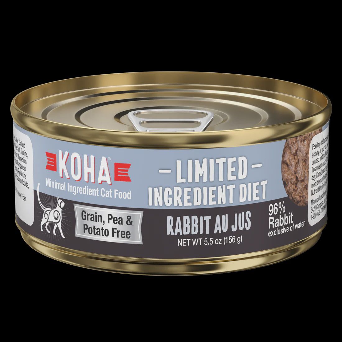 Koha Limited Ingredient Rabbit Au Jus for Cats 3 oz