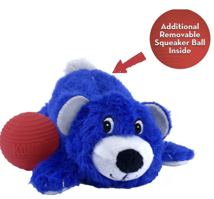 Kong Pockets Cozie Bear Small Dog Toy