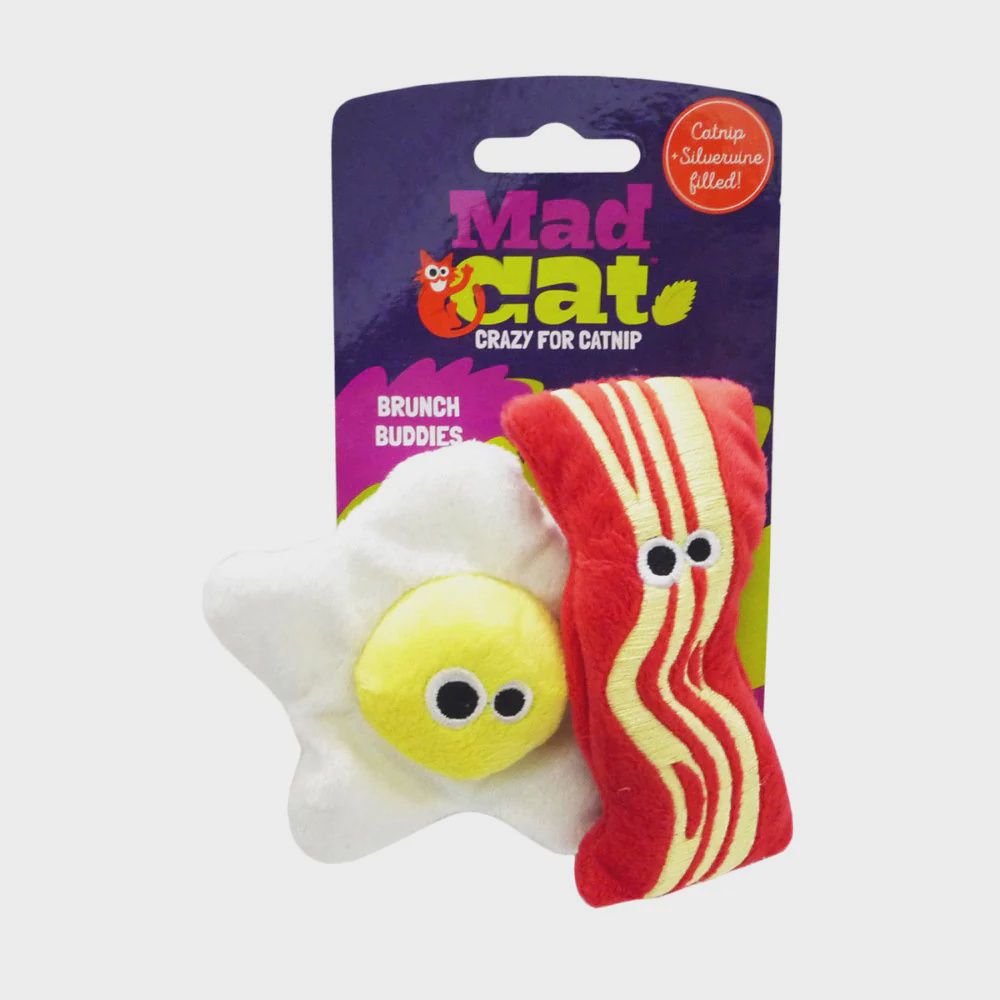 MadCat Brunch Buddies Catnip Cat Toys 2 Pack
