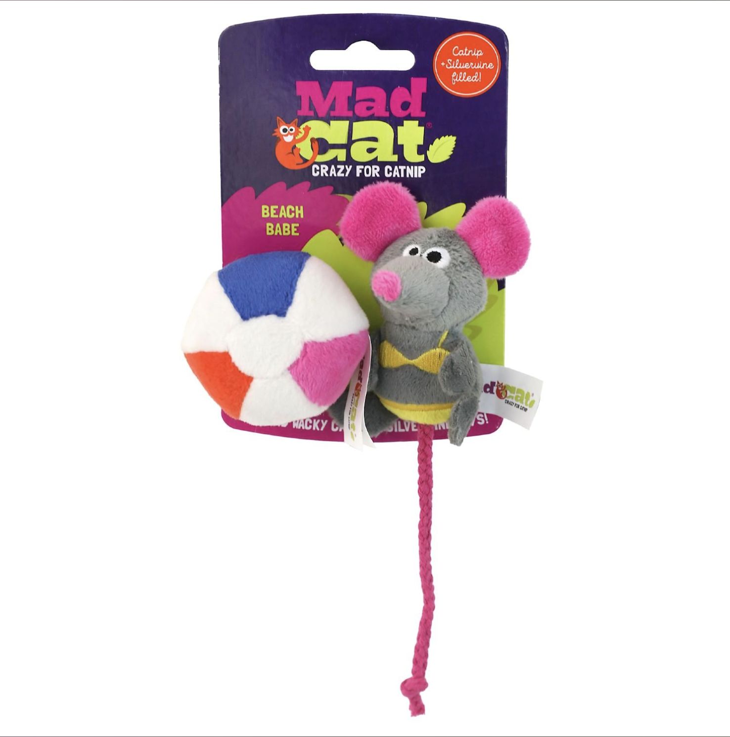 MadCat Beach Babe Catnip Cat Toys 2 Pack