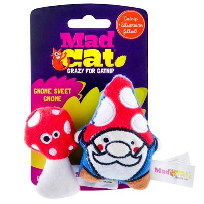 MadCat Gnome Sweet Gnome Catnip Cat Toys 2 Pack