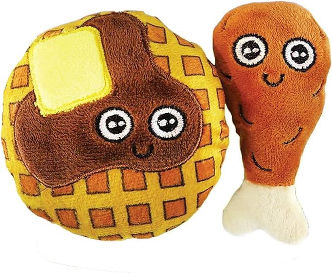 MadCat Chicken and Waffles Catnip Cat Toys 2 Pack